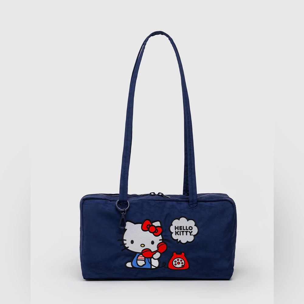 Baggu Hello Kitty Embroidered Regular Nylon Bowler Bag